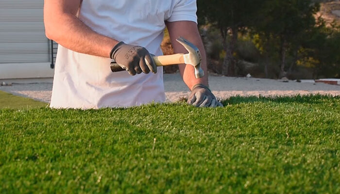secure edges artificial turf 