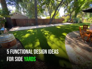 5 Functional Design Ideas Using Realturf USA for Side Yards