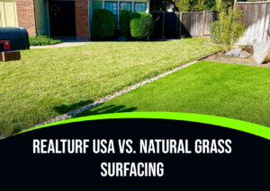 Backyard Putting Greens RealTurf USA vs. Natural Grass Surfacing