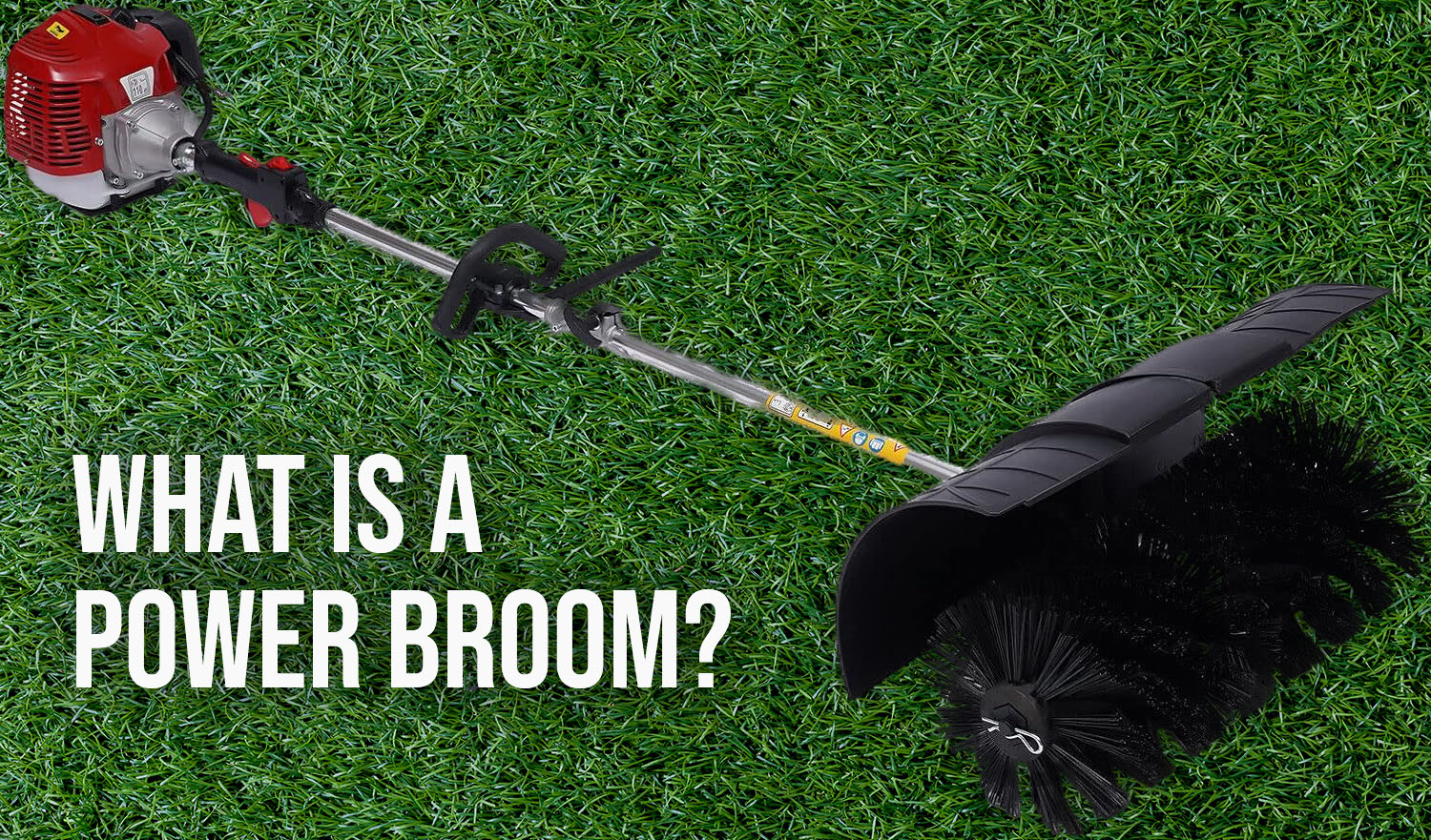 what is a power broom