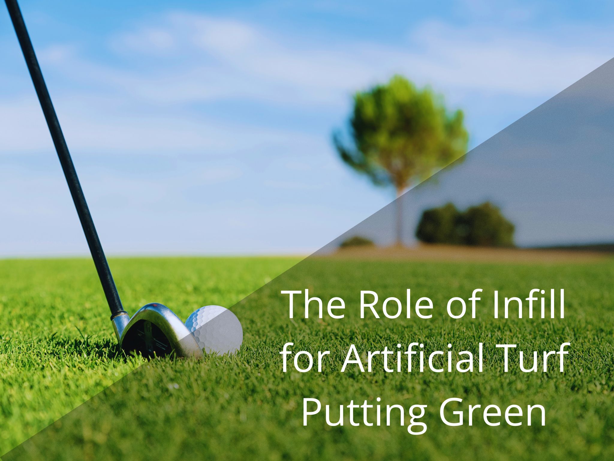 The Role of Infill for Artificial Turf Putting Green - RT 2