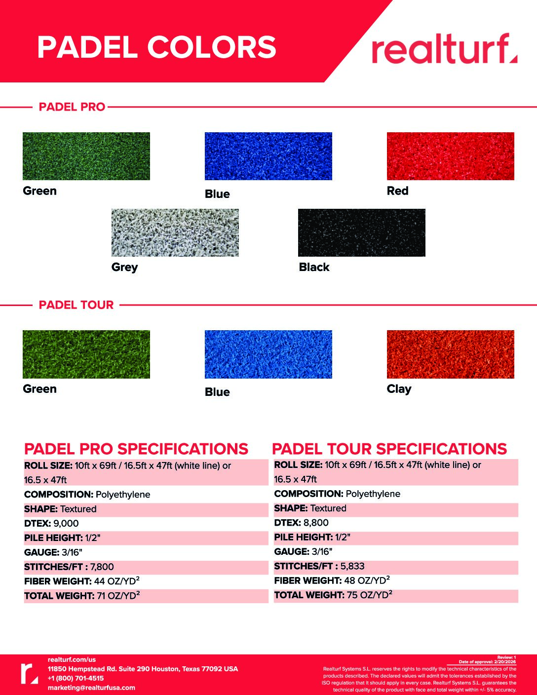 Padel Colors