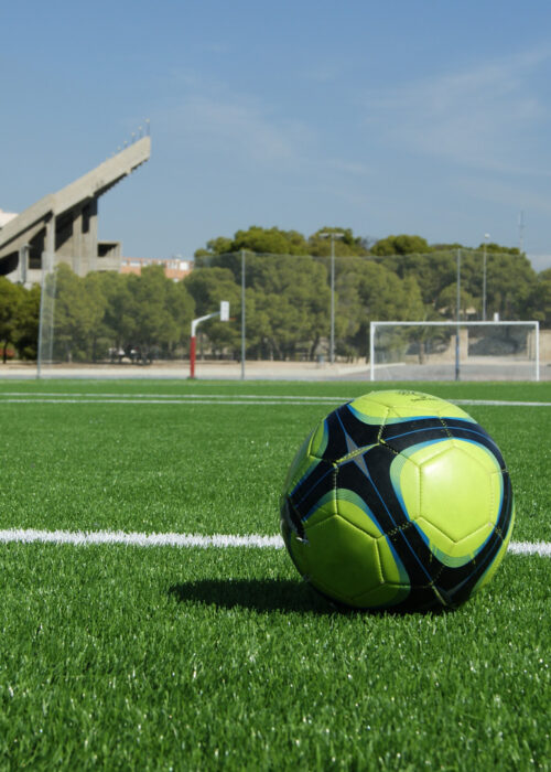 grass hippodrome football field in Alicante